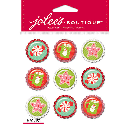 EK Success - Jolee's Boutique - Christmas - 3 Dimensional Stickers - Sweet Treat Baubles Repeats