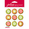 EK Success - Jolee's Boutique - Christmas - 3 Dimensional Stickers - Snowflakes Baubles Repeats