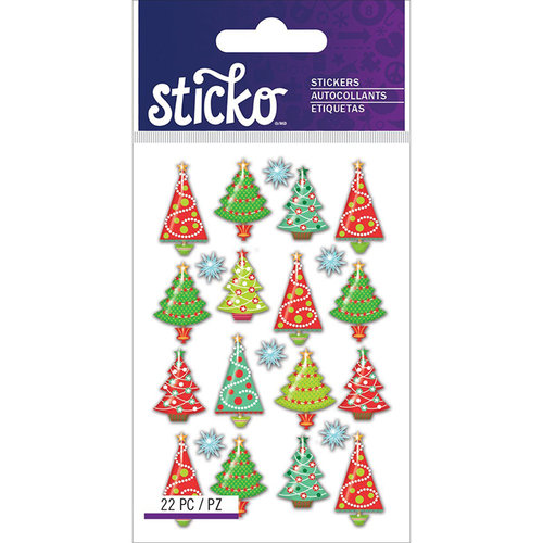 EK Success - Sticko - Epoxy Stickers - Mini - Christmas Trees