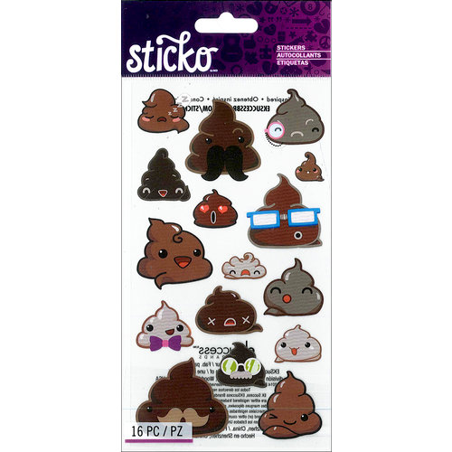 EK Success - Sticko - Stickers - Funny - Frosting