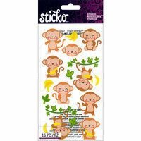 EK Success - Sticko - Stickers - Dancing Monkeys