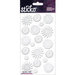 EK Success - Sticko - Foil Stickers - Geo Flowers Silver