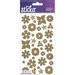 EK Success - Sticko - Glitter Stickers - Flowers Gold