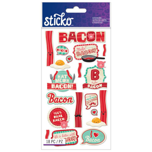 EK Success - Sticko - Stickers - Bacon