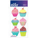 EK Success - Sticko - Glitter Stickers - Jumbo Cupcakes