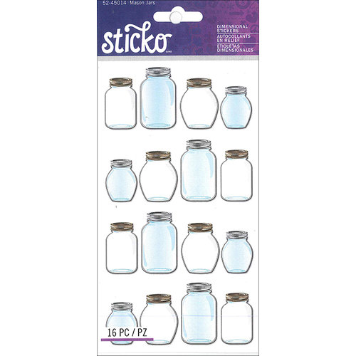 EK Success - Sticko - Stickers - Mason Jar