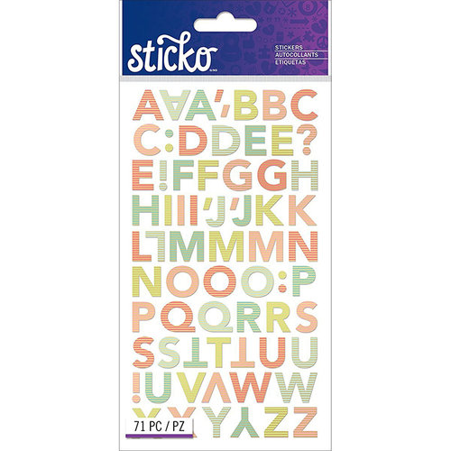 EK Success - Sticko - Stickers - Foil Stripe Alpha