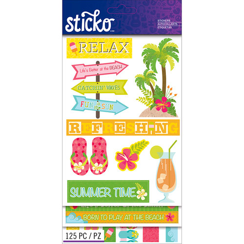 EK Success - Sticko - Sticker Flip Pack - Summer