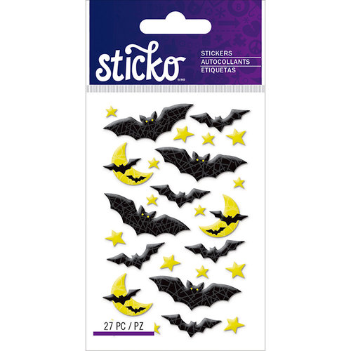 EK Success - Sticko - Epoxy Stickers - Mini - Bats