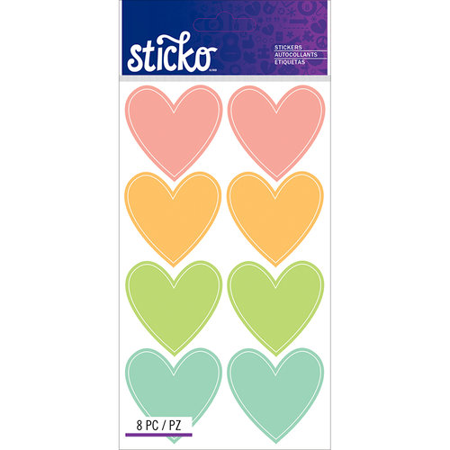 EK Success - Sticko - Stickers - Labels - Color Heart
