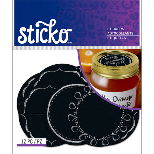 EK Success - Sticko - Stickers - Chalkboard Labels - Mason Jar