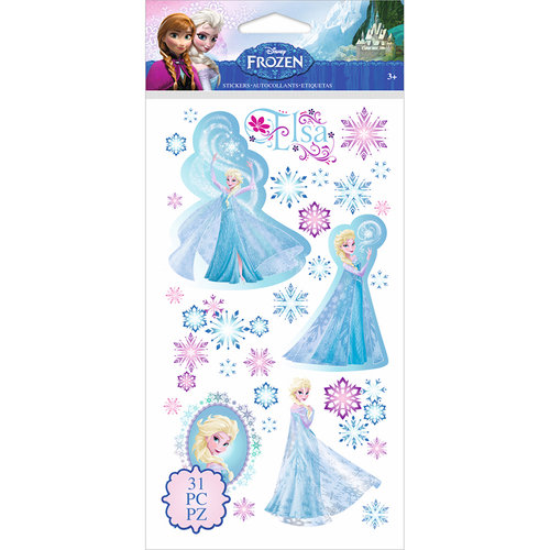 EK Success - Disney Collection - Frozen - Stickers - Elsa and Snowflake