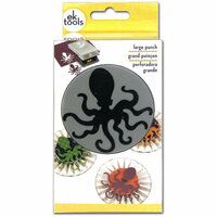 EK Success - Paper Shapers - Slim Profile - Large Punch - Octopus