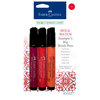 Faber-Castell - Mix and Match Collection - Stampers Big Brush Pens - Red - 3 Piece Set