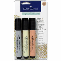 Faber-Castell - Mix and Match Collection - Stampers Big Brush Pens - Subtle - 3 Piece Set