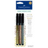 Faber-Castell - Mix and Match Collection - Pitt Artist Pens - Metallic - Classic - 3 Piece Set