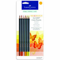 Faber-Castell - Mix and Match Collection - Art Grip Color Pencils - Yellow - 6 Piece Set