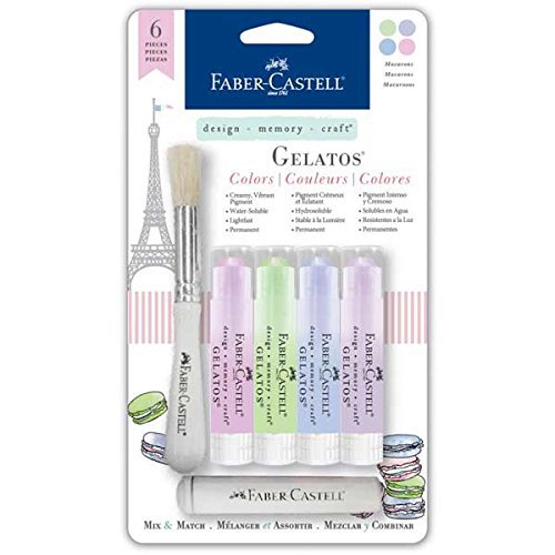 Faber-Castell - Mix and Match Collection - Color Gelatos - Macaroons - 6 Piece Set
