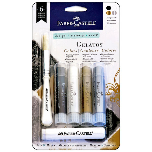 Faber-Castell - Mix and Match Collection - Color Gelatos - Masquerade - 6 Piece Set