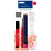 Faber-Castell - Mix and Match Collection - Mixed Media Pencils and Ink - Red - 4 Piece Set