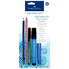 Faber-Castell - Mix and Match Collection - Mixed Media Sampler - Blue - 5 Piece Set