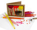 Faber-Castell - Mix and Match Collection - Paper Crafter Crayons - Red and Yellow - 8 Piece Set