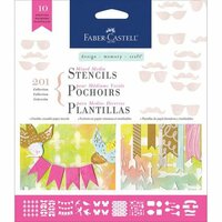 Faber-Castell - Mix and Match Collection - Mixed Media Stencils - Motif