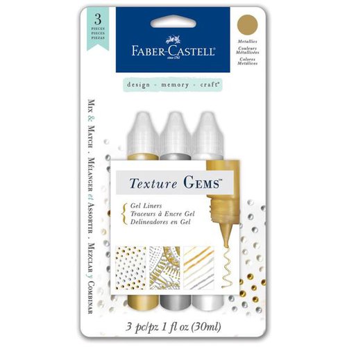 Faber-Castell - Mix and Match Collection - Texture Gems - Metallics