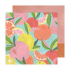 Heidi Swapp - Sun Chaser Collection - 12 x 12 Double Sided Paper - Juicy