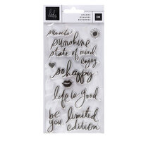 Heidi Swapp - Sun Chaser Collection - Clear Acrylic Stamps