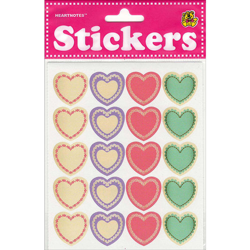 Draper International - Heartnotes Stickers - Hearts Lace