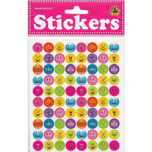 Draper International - Heartnotes Stickers - Smile Faces - Tiny Goofy