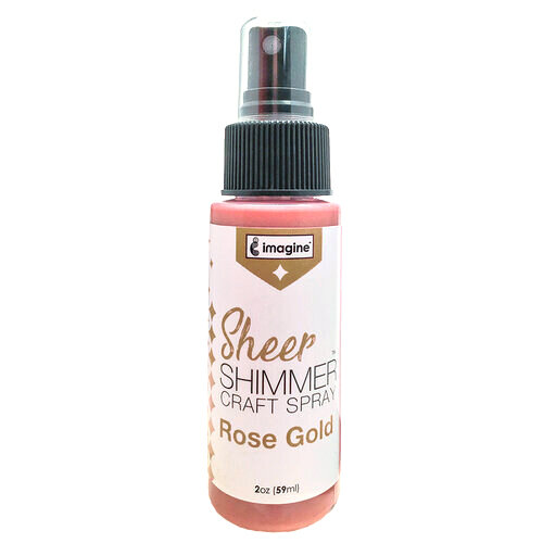 Imagine Crafts - Sheer Shimmer Spray - Rose Gold