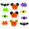 Jesse James - Disney - Buttons - Mickey and Minnie - Halloween