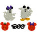 Jesse James - Disney - Buttons - Mickey and Minnie - Ghosts - Halloween