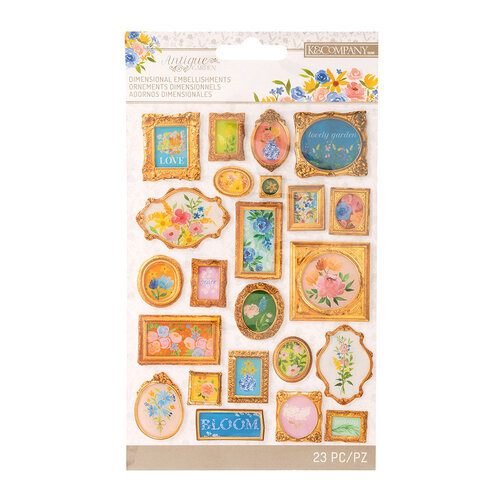 K and Company - Antique Garden Collection - Embellishments - Gallery Frames