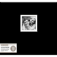 K and Company - 12 x 12 Scrapbook Window Album - Fabric - Black