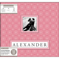 K and Company - Frame a Name - 12 x 12 Scrapbook Album - Pink