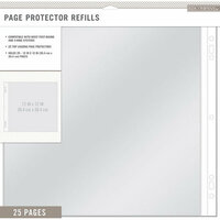 K and Company - 12 x 12 Page Protector Refills - 25 Pack