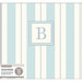 K and Company - 12 x 12 Scrapbook Album - Monogram - Stripe - Blue