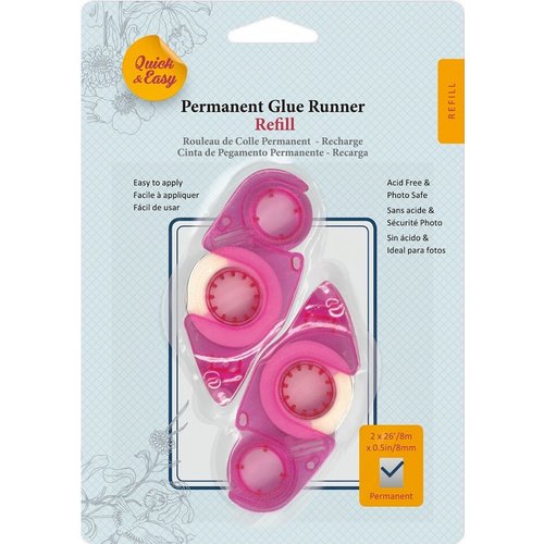 3L Scrapbook Adhesives - Quick and Easy - Permanent Glue Runner Refill