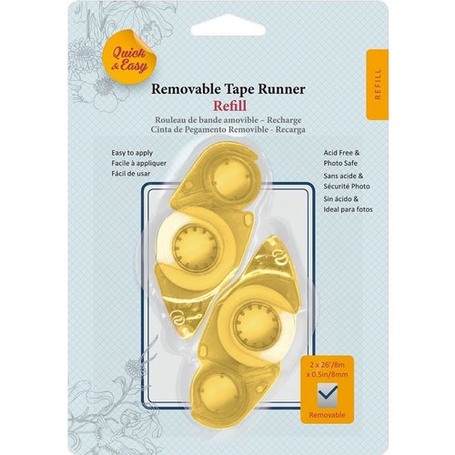 3L - Scrapbook Adhesives - Quick and Easy - Removable Tape Runner Refill