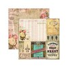 Marion Smith Designs - Junque Gypsy Collection - 12 x 12 Double Sided Paper - Doice Vita