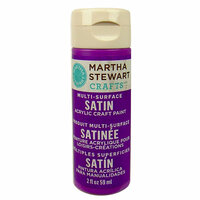 Martha Stewart Crafts - Paint - Satin Finish - Pacific Iris - 2 Ounces