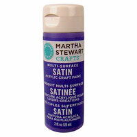 Martha Stewart Crafts - Paint - Satin Finish - Purple Yam - 2 Ounces