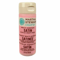 Martha Stewart Crafts - Paint - Satin Finish - Pink Carnation - 2 Ounces