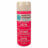 Martha Stewart Crafts - Paint - Satin Finish - Pink Dahlia - 2 Ounces