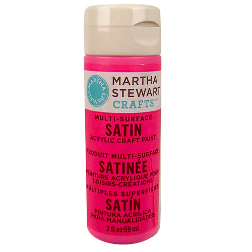 Martha Stewart Crafts - Paint - Satin Finish - Raspberry Ice - 2 Ounces