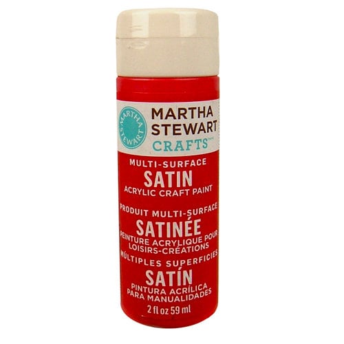 Martha Stewart Crafts - Paint - Satin Finish - Habanero - 2 Ounces