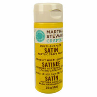Martha Stewart Crafts - Paint - Satin Finish - Yellow Jacket - 2 Ounces